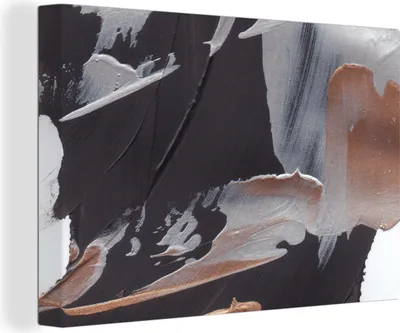 Obrázek produktu pro OneMillionCanvasses® Malba na plátně Nástěnná malba na plátně - Abstraktní - barva - zlatá - 150x100cm