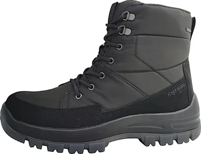 Image de Josef Seibel Alaska 50 : Bottines à lacets pour hommes, doublure chaude, couleur noire