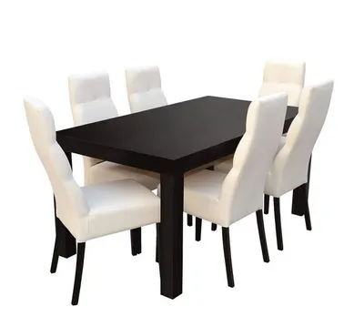 Obrázok produktu pre Jedálenský set pre 6 osôb MOVILE 43 - wenge / biela