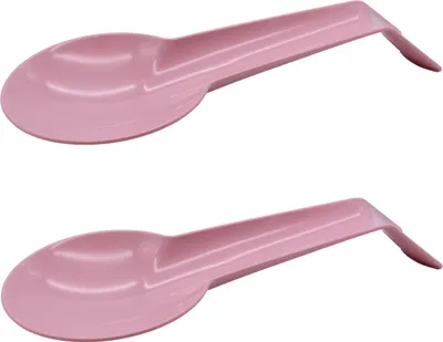 Produktbild von 2x Rosa Kochlöffelablage Schneebesenablage aus Kunststoff Löffelablage Küchen Utensilien Ablage für Küchenhelfer