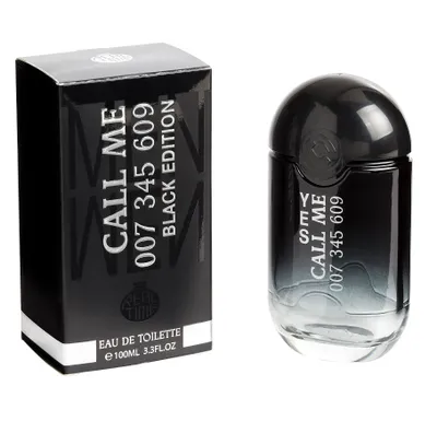 Produktbild von Real Time Eau de Toilette "Call Me 007 345 609 Black Edition" 100 ml