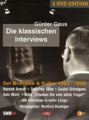 Immagine prodotto di Günter Gaus/Interviews: Politik & Kultur 1963 - 1969/3 DVD