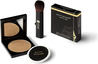 Produktbild von Egypt-Wonder Compact Single Compact Poeder Compact Set Mineral Bronzing Powder + Brush