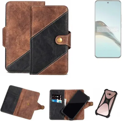 Produktbild von K-S-Trade Handyhülle Schutzhülle Bookstyle Case kompatibel mit Realme 13 Pro Extreme Edition Klapphülle Cover Hülle Schutztasche 1x