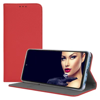 Produktbild von Bookstyle Schutzhülle Klapphülle Schutztasche Etui Cover für Nokia 5.4 (TA-1333,1340, 6.39'') - Rot