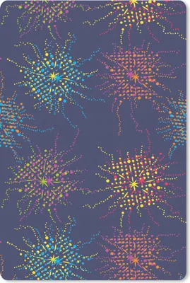 Produktbild von MuchoWow® Mauspad Mousepad Feuerwerk - Digital - Muster 18x27 cm - Mousepads - Maus Mat - Pad - Mausunterlage