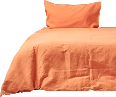 Obrázek produktu pro HOMESCAPES Sada ložního prádla Burnt Orange, 150 x 200 cm