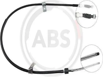 Produktbild von A.B.S. Handbremsseil Seilzug Feststellbremse für MITSUBISHI PAJERO I (L04G, L14G) Hinten Links K11487