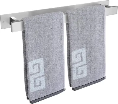 Produktbild von Handtuchhalter & -haken Handtuchhalter, Handtuchhalter, selbstklebend oder mit Schrauben montiert, Handtuchhalter aus Edelstahl, wasserdicht und rostf