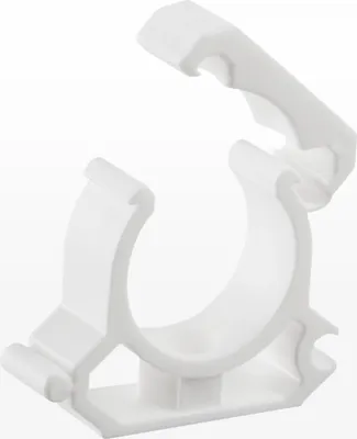 Productafbeelding van Ø 25 mm, PPR Aqua Plus buisclip in wit | Voor waterleidingen, verwarmingsbuizen en klimaalleidingen, merk Fusiotherm