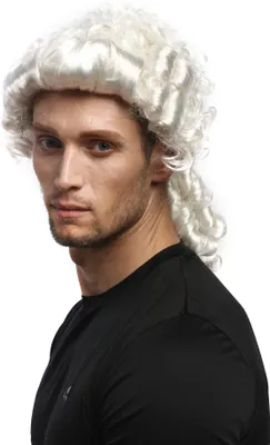 Produktbild von WIG ME UP Perücke Weiß Barock Renaissance Edelmann 91019-ZA62