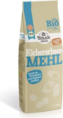 Produktbild von Bauckhof Kichererbsenmehl glutenfrei - - 500g x 6 - 6er Pack VPE