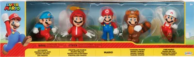 Produktbild von Figurki JAKKS PACIFIC - Super Mario Bros, zestaw 5 figur 6 cm w blisterze