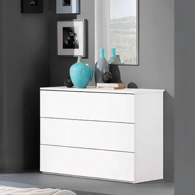 Immagine prodotto di Comò 3 cassetti Manitoba colore bianco