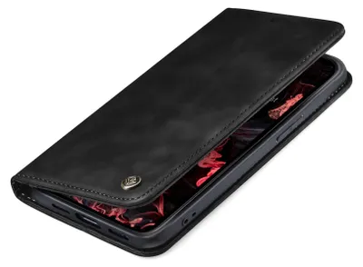 Produktbild von Handy Hülle für Apple iPhone 11 Klapphülle Bookcase Flip Cover Handy Tasche Etui Farbe: Schwarz