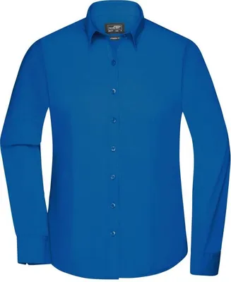 Produktbild von Klassisches Shirt aus pflegeleichtem Mischgewebe royal, Gr. S