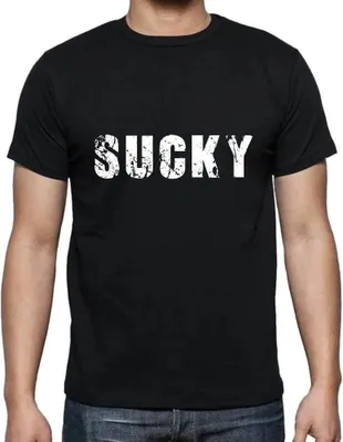 Produktbild von Herren Grafik T-Shirt Sucky Öko-Verantwortlich Vintage Jahrgang Kurzarm Lustige Druck Geburtstag Geschenk Mann