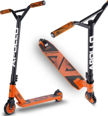 Produktbild von Apollo Stuntscooter Gravity Fun-Kickscooter Kinderroller Trick Roller auch für Beginner geeignet - Orange