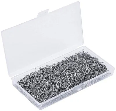 Produktbild von Stecknadeln 2000 Stück - Edelstahl - Flachkopf - Handwerk - Nähen - Kreative Projekte