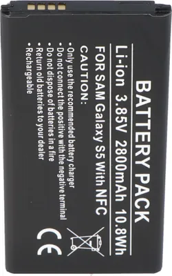 Produktbild von Samsung Galaxy S5 Akku als Nachbauaku von AccuCell mit 2800mAh mit NFC