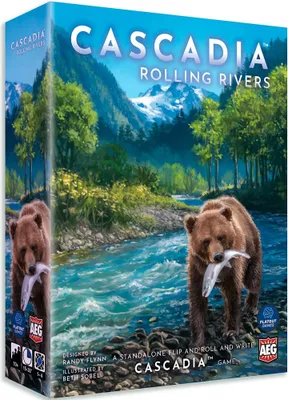 Produktbild von Cascadia Rolling Rivers: Strategisches Brettspiel für die ganze Familie