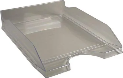Productafbeelding van Exacompta 10x Postbak Ecotray, kantoorkwaliteit, grijs, transparant, model 12327D