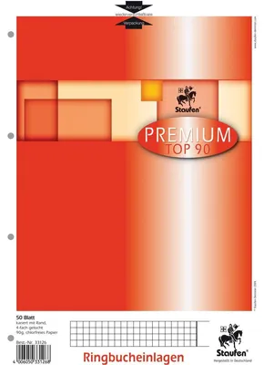 Produktbild von Staufen® 734033126 Ringbucheinlage PREMIUM LIN 26 - A4, 90 g/qm, 50 Blatt