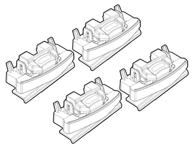 Immagine prodotto di Supporto per portapacchi NORDRIVE N21257 per TOYOTA bZ4X (ЕА10)