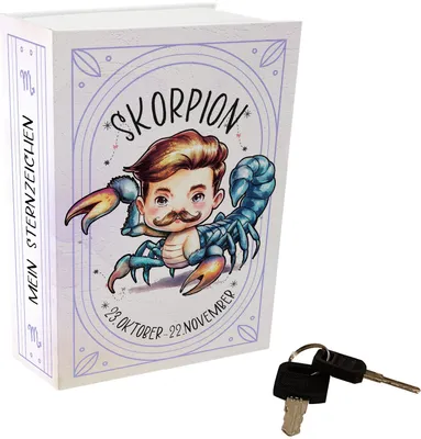 Produktbild von Mein Sternzeichen Booksafe - Skorpion