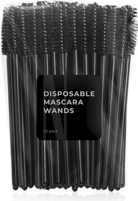 Imagen del producto de Cepillos desechables para pestañas y cejas Nanolash, 50 unidades - cepillos para aplicar extensiones de pestañas