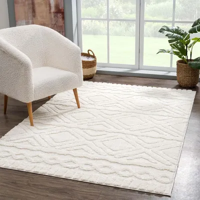 Produktbild von Hochflor Teppich 200x290 cm - Skandinavischer Stil