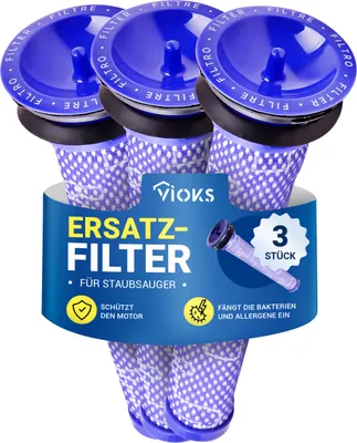 Produktbild von Motorschutzfilter 3x passend wie Dyson 965661-01 für Staubsauger DC58 DC59 DC61 DC62