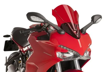 Image de Pare-brise PUIG 9434R Z-Racing adapté à la DUCATI SUPERSPORT 939 Rouge