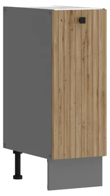Produktbild von Küche AVA Artisan Unterschrank 30 cm Schrankauszug Lamellenoptik Küchenzeile