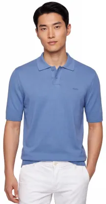 Produktbild von Hugo Boss Orange Asac P Polo blau mit Kragen