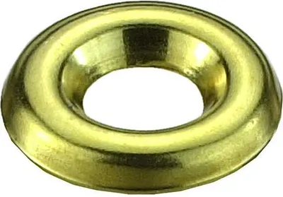 Produktbild von Connex Schraubenrosetten 11 x 4 mm - 40 Stück Messing