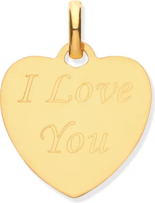 Image de Pendentif Femme Coeur Or 375/1000 - 21mm*16mm; TRS28139