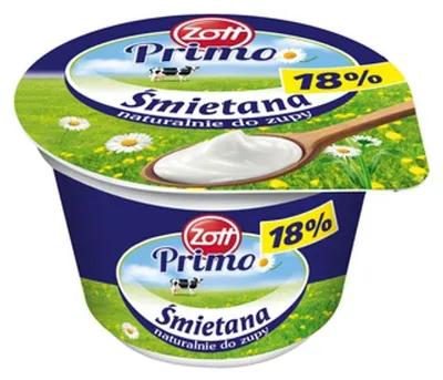 Zdjęcie produktu dla Primo ŚMIETANA 18% 180g