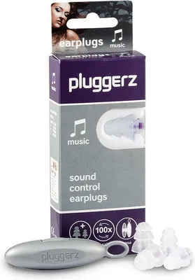 Zdjęcie produktu dla Pluggerz zatyczki do uszu music dorośli i dzieci 2X2 szt