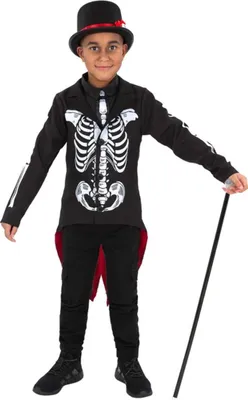 Produktbild von Smiffys - "Senor" Kostüm Tag der Toten - Jungen SM1564 (146-152) (Schwarz)