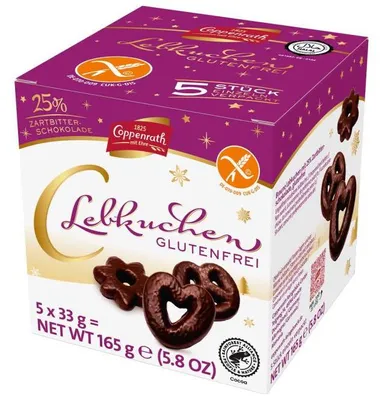 Produktbild von Coppenrath Lebkuchen glutenfrei 5x33g