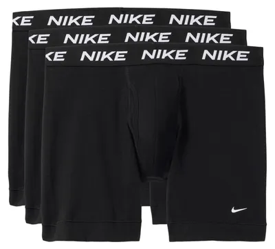 Produktbild von Nike Herren-Boxershorts aus Baumwolle, Stretch, mit Eingriff (3er-Pack), Schwarz