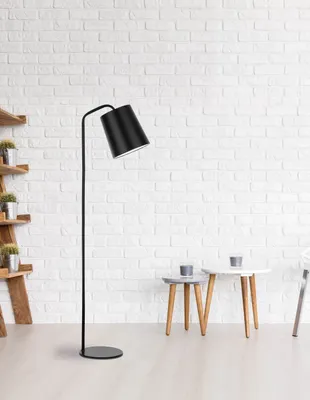 Produktbild von Nova Luce STABILE Stehlampe E27 Schwarz 188x30cm 549603