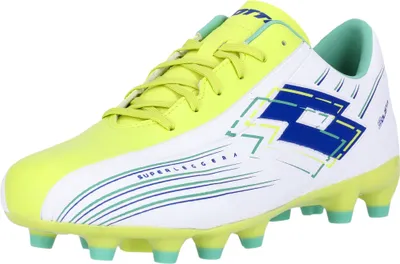 Produktbild von Lotto Fußballschuhe Solista 700 VIII FG für festen Untergrund BPB All White/Surf The Web/Sunny Lime 46