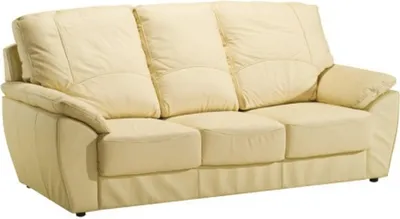 Produktbild von Echtleder Sofagarnitur 3+1 Sitz Klassische Sofa Couch Polster Garnitur Set Neu