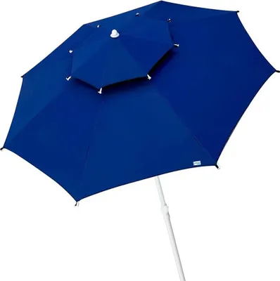 Immagine prodotto di Active Ombrellone ottagonale con palo in metallo doppio tetto e protezione Uv30 280 cm Blu Blu Taglia unica