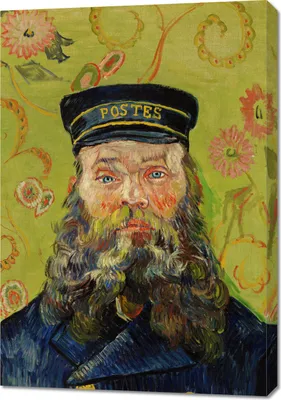Immagine prodotto di Quadro 70x100 cm Ritratto del postino, Van Gogh Vintage per il salotto