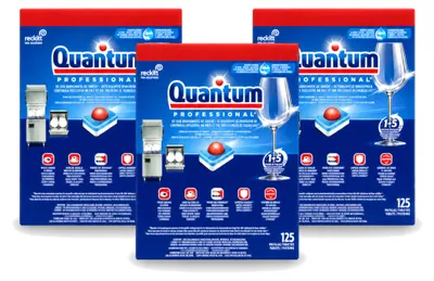 Produktbild von 3 x Finish Quantum Professional All-in-One Spülmaschinentabs - Vorteilspackung - 3 Stücke