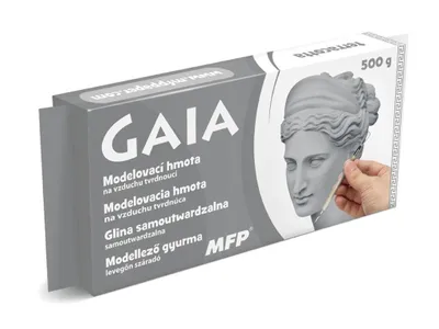 Produktbild von Modelliermasse Gaia 500g Grau