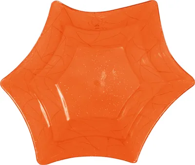 Produktbild von SCHALE Orange Spinnennetzschale 30x14cm